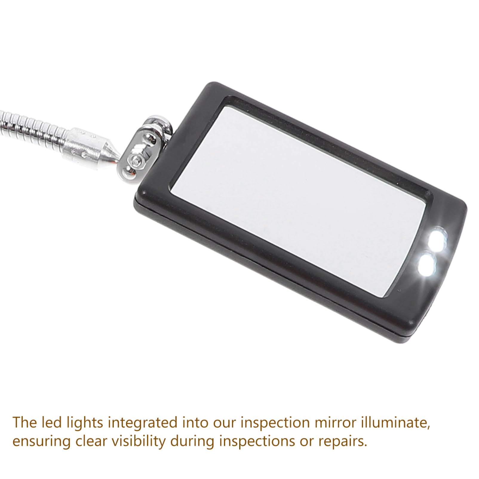 Miroir Rotation 360° en Acier Inoxydable D'inspection Flexible pour Vérification Automobile et Applications Mécaniques Professionnelles
