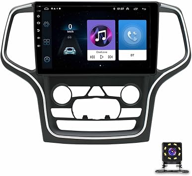 Android 11 Car Stereo Radio for Jeep Grand Cherokee 2014-2022, Car Multimedia Player GPS Navigator 10 Inch Touch Screen with Backup Camera AM/FM/RDS/DSP Carplay Android Auto,8 cores 2+32