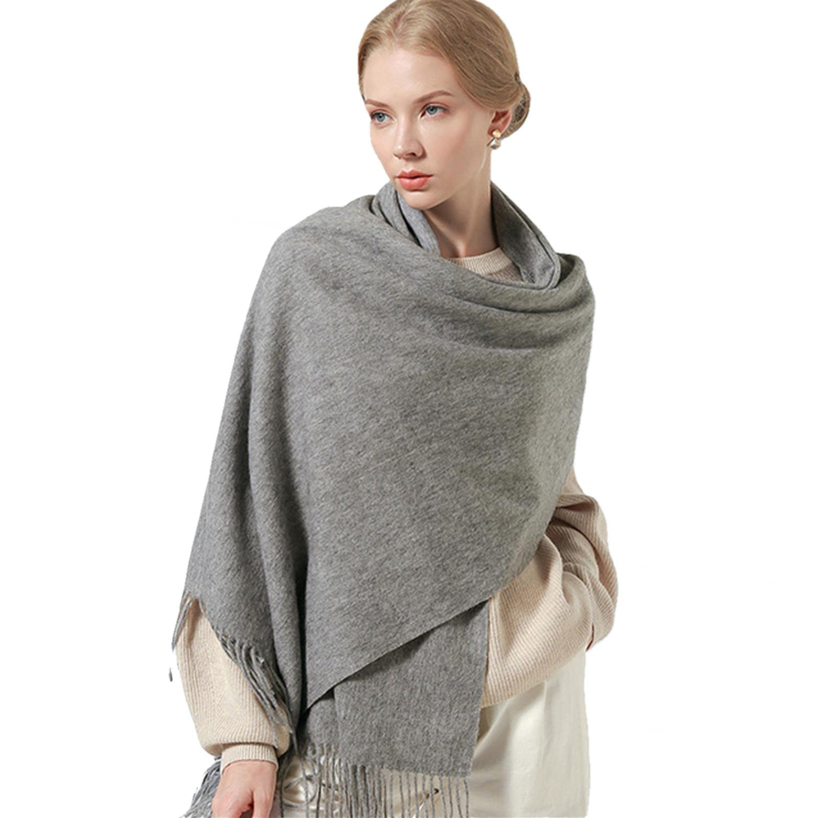 UKKO Sciarpa Sciarpa di Lana Donna Scialli Caldi Scialli Invernali Sciarpe in Lana Cashmere