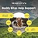 Majesty's Buddy Bites Hip and Joint Wafers for Medium / Large Dogs - Superior Support Supplement - Peanut Butter and Coconut Oil Flavored - 56 Count (Up To 8 Week Supply)