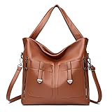 Matériau: Cuir PU Vintage, doux et confortable au toucher, pas facilement déformé, imperméable et a l'air luxueux et à la mode. La doublure est en polyester.
