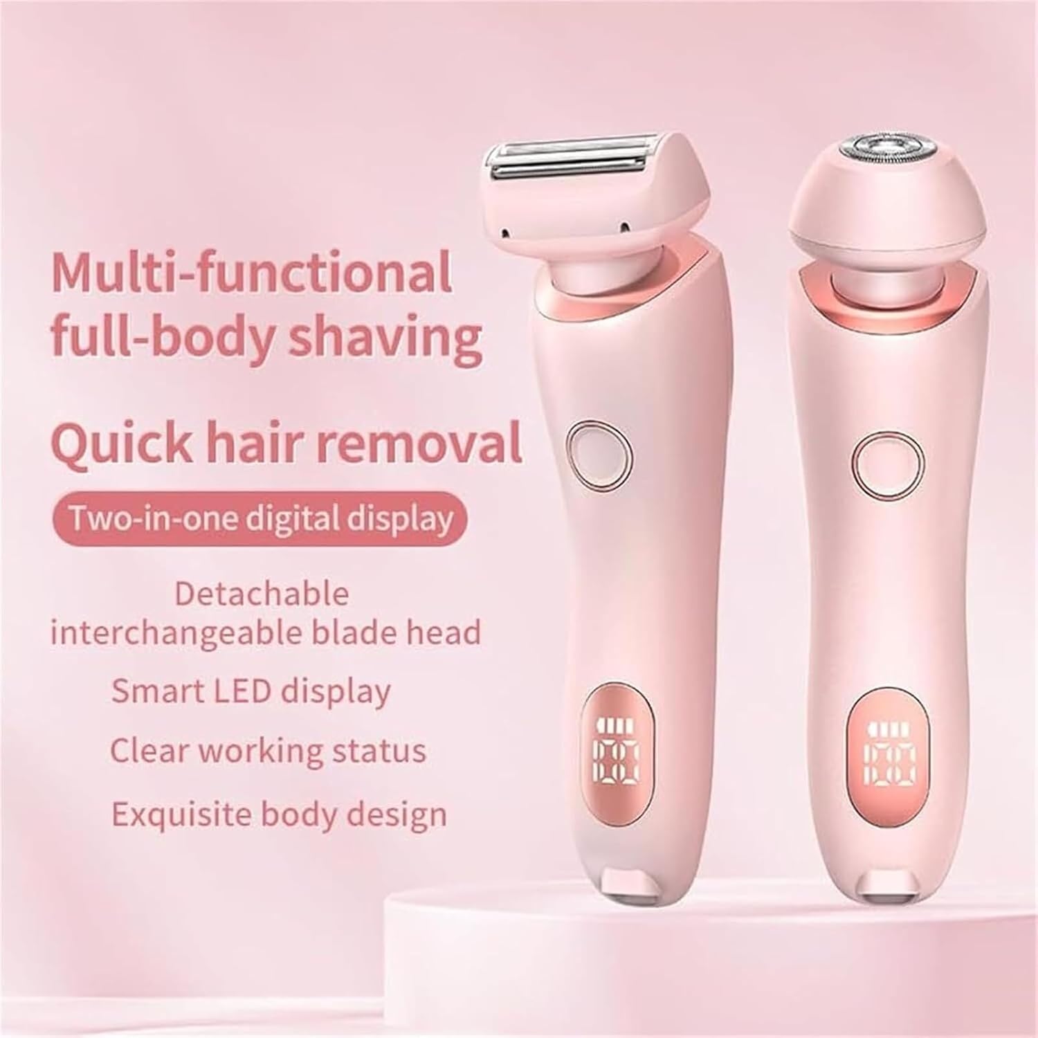 Dusk Razor for Women - Silky Glide Pro 3.0 Razor, 2 in 1 Electric Shaver Razors, Ipx7 Waterproof Women's Bikini Trimmers, Wet or Dry(Mixed)