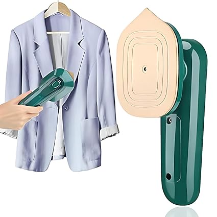 CartSmart Portable Micro Steam Iron: Handheld Travel Essential for Clothes First Aid Kit (Home, Sports and Fitness, Workplace)