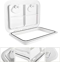 Vista 4 de Escotilla y tapa de acceso para cubierta de barco marino, 17-1/4 pulgadas de largo x 12-3/8 pulgadas de ancho (17.323 in x 12.402 in)