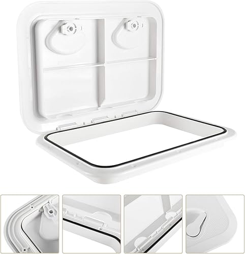 Miniatura 4 de Escotilla y tapa de acceso para cubierta de barco marino, 17-14 pulgadas de largo x 12-38 pulgadas de ancho (17.323 in x 12.402 in)