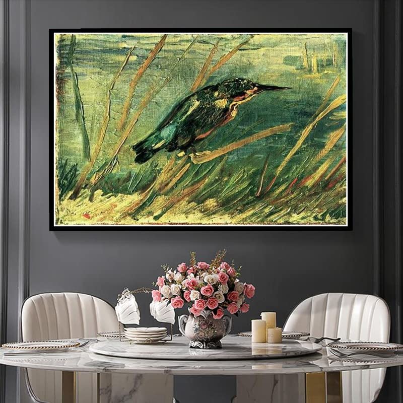 油絵！世界に1枚 渡辺貞一「鳥」油絵・SM 絵画買取・販売の小竹美術