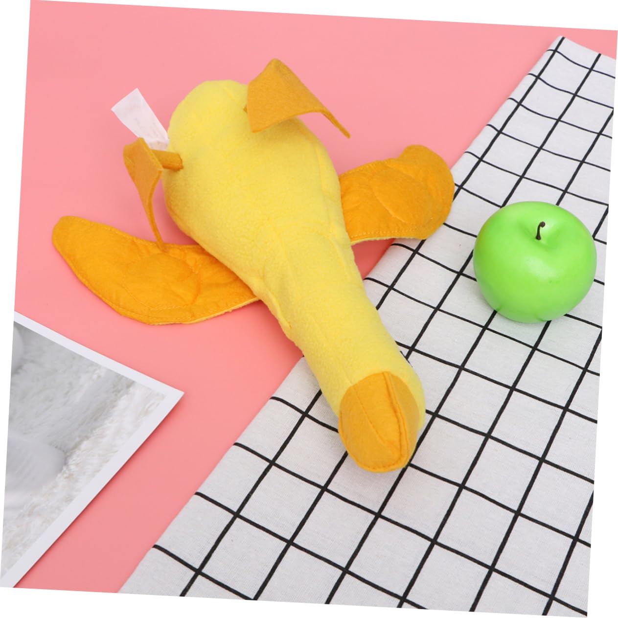 INOOMP 2 Piezas Juguete para Perros Juguetes para Perros Tratar Juguetes dispensadores Peluche Juguete pequeño Suministros Mascotas Juguete dispensador Comida para Perros Pato