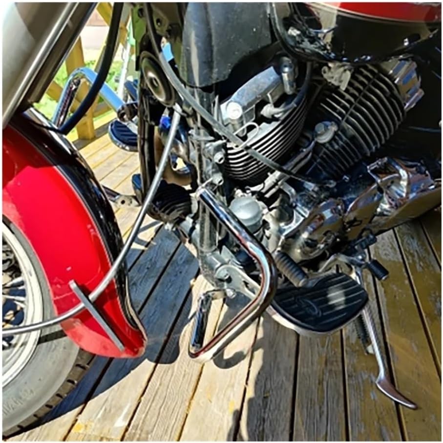 Engine Guard Crash Bars Engine Guard Highway Crash Bar Bumper for V-Star for XVS 400/650 Cl&assic 1998-2013 for Dragstar for DS for Custom 1997-2013 Motorbike Crash Bar Bumper