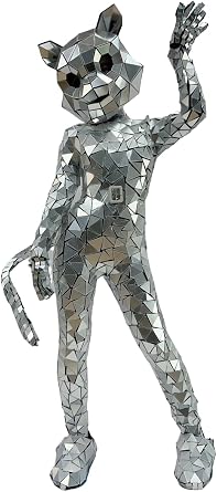 Mirror girls Costume Animal Face mask Cosplay bear Cat Mirror Mask performance Show Cosplay Party