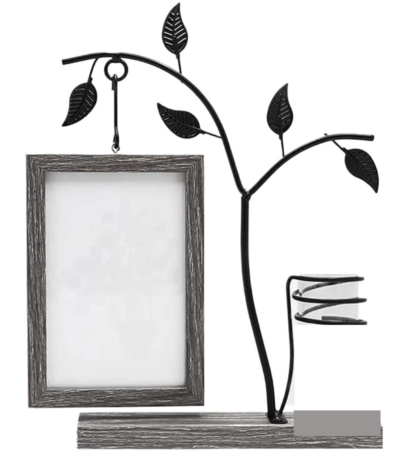 Family Frame 4x6 Vertical Metal Tree Desk Photo Frames with Glass(Multi-colored)