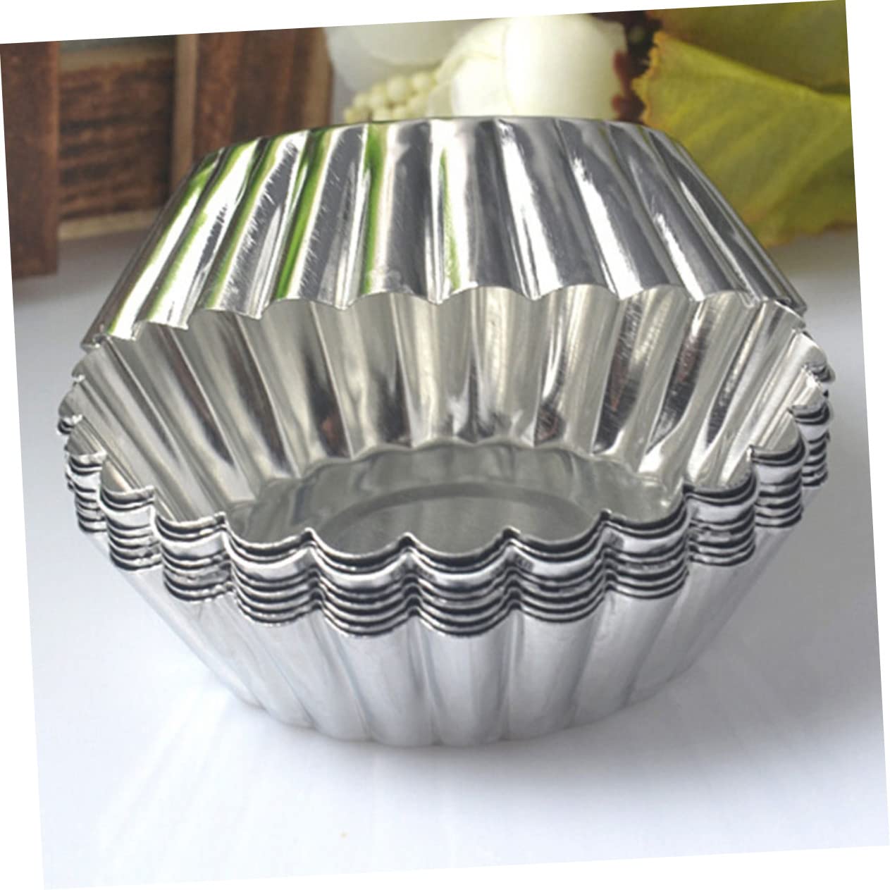 Cabilock 100 Piezas Molde De Pudín Moldes De Galletas Para Hornear Moldes Para Pasteles Hojalata Tazas Para Hornear Molde De Bandeja Moldes Para Mini Muffins Gelatina Tarta