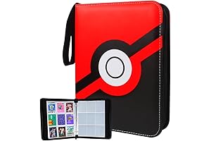 Supal 9 Pocket Binder for Pokemon Cards with Sleeves