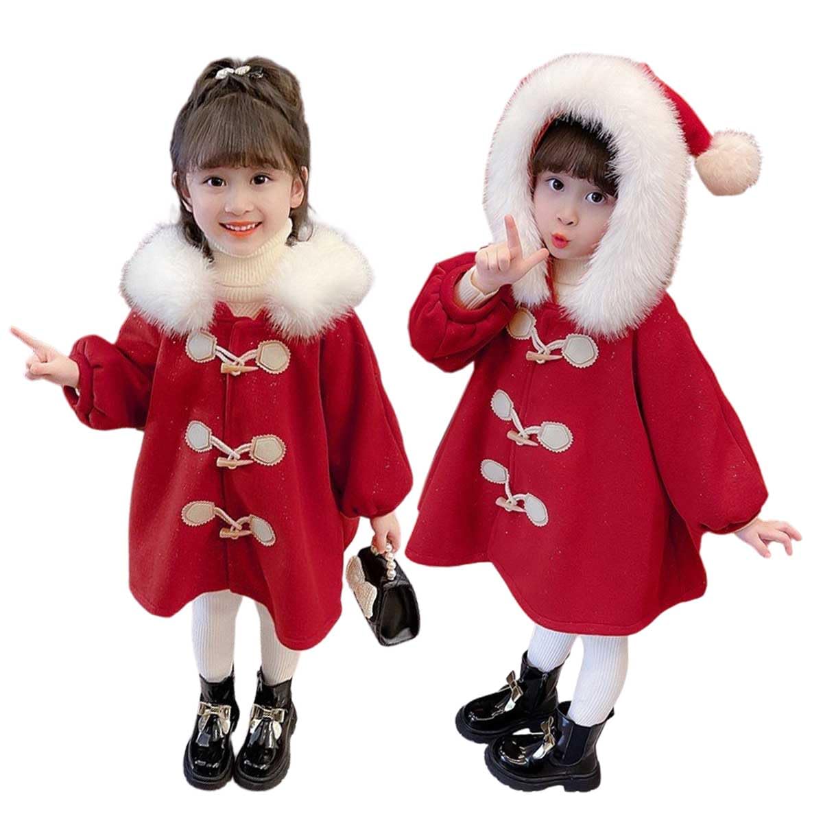 Amazon.co.jp: [monoii] クリスマス ワンピース 女の子 服 サンタ  