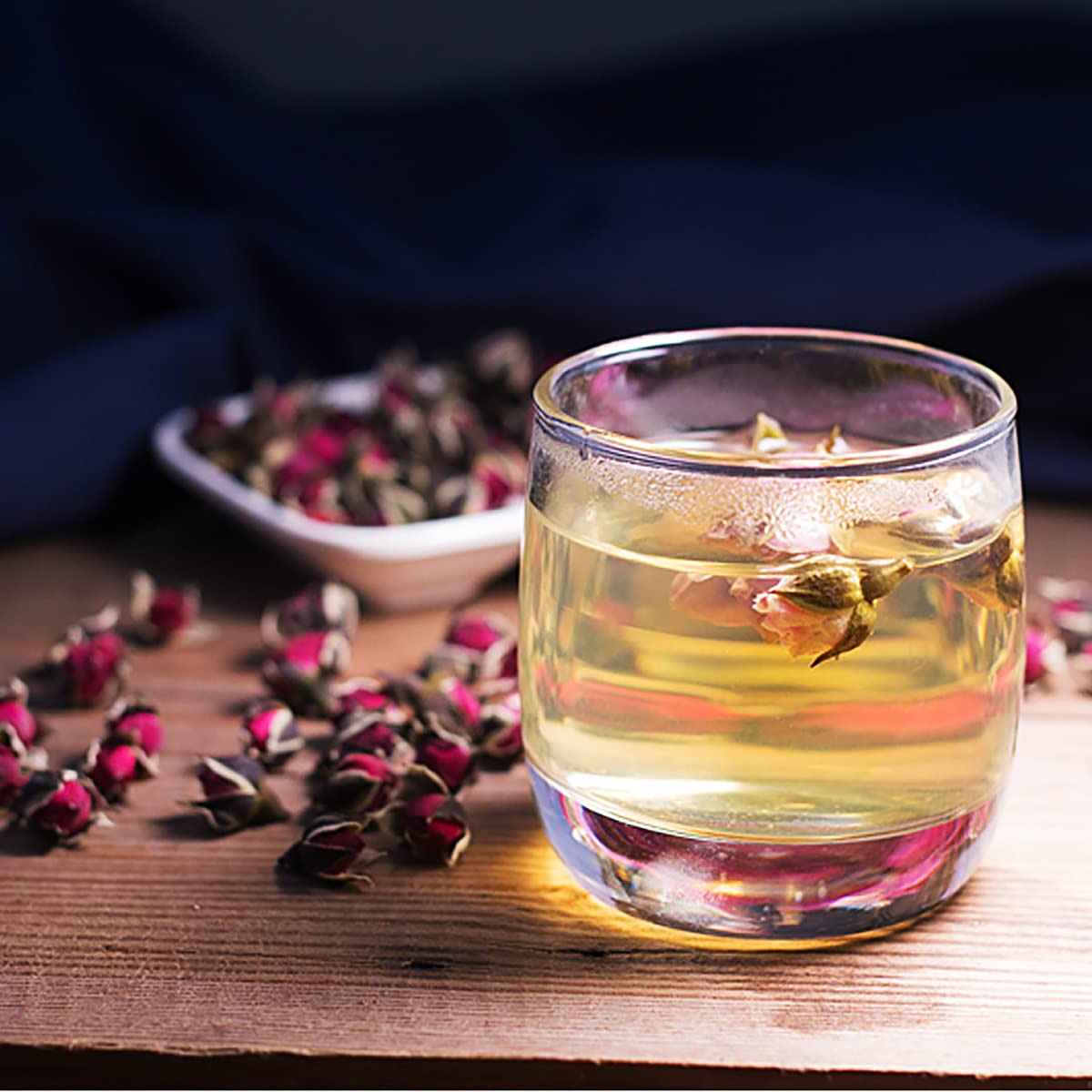 Natürliche Getrocknete Rote Rosenknospen Blume DIY Dekorative Mini-jasminknospe Für Hochzeit Duftendes Konfetti Basteln Bad Aromatherapie-Rose-300g
