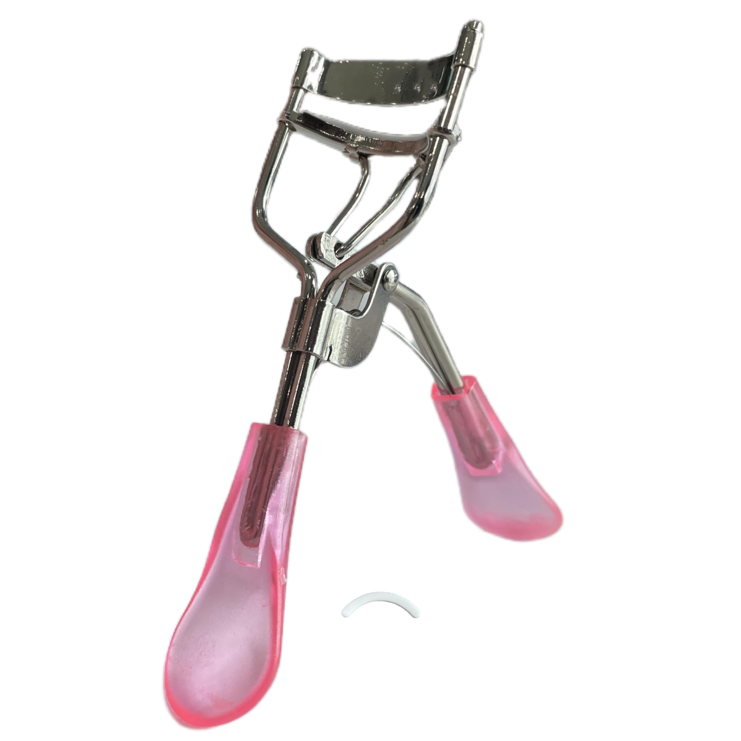 XHY High Quality Eyelash Clip - Equipped with Eyelash Clip Cushion, Stainless Steel Bracket, Matte Handle, Natural fit to Eye Shape, Exquisite Packaging (Pink)