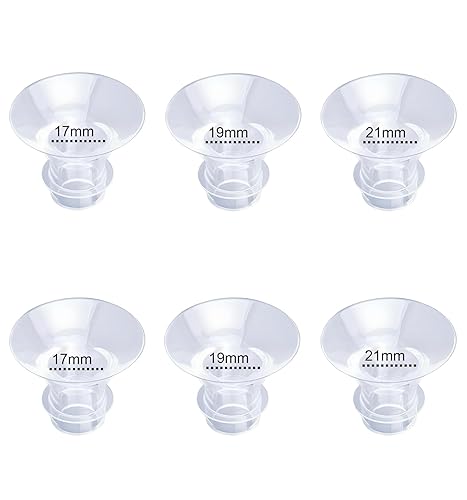 Insertos de brida de 17190.827 in, 6 piezas, compatibles con Momcozy S12 ProS9 ProM5, Elvie, Willow, lansinoh, Medela, Spectra, TSRETE, kmaier,