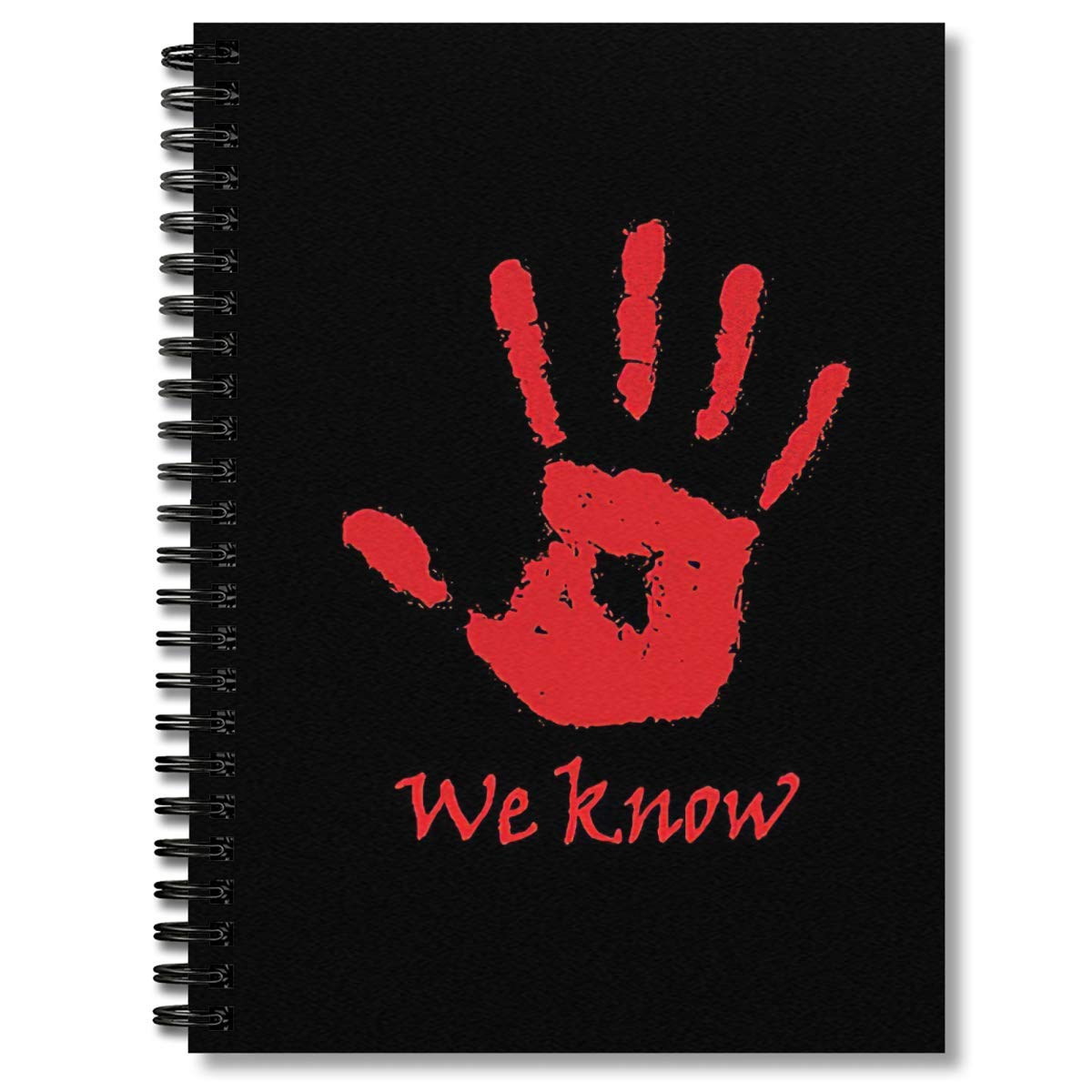 Spiral Notebook We Know Dark Brotherhood Composition Notebooks Journal With Premium Thick Weekly Planner Paper