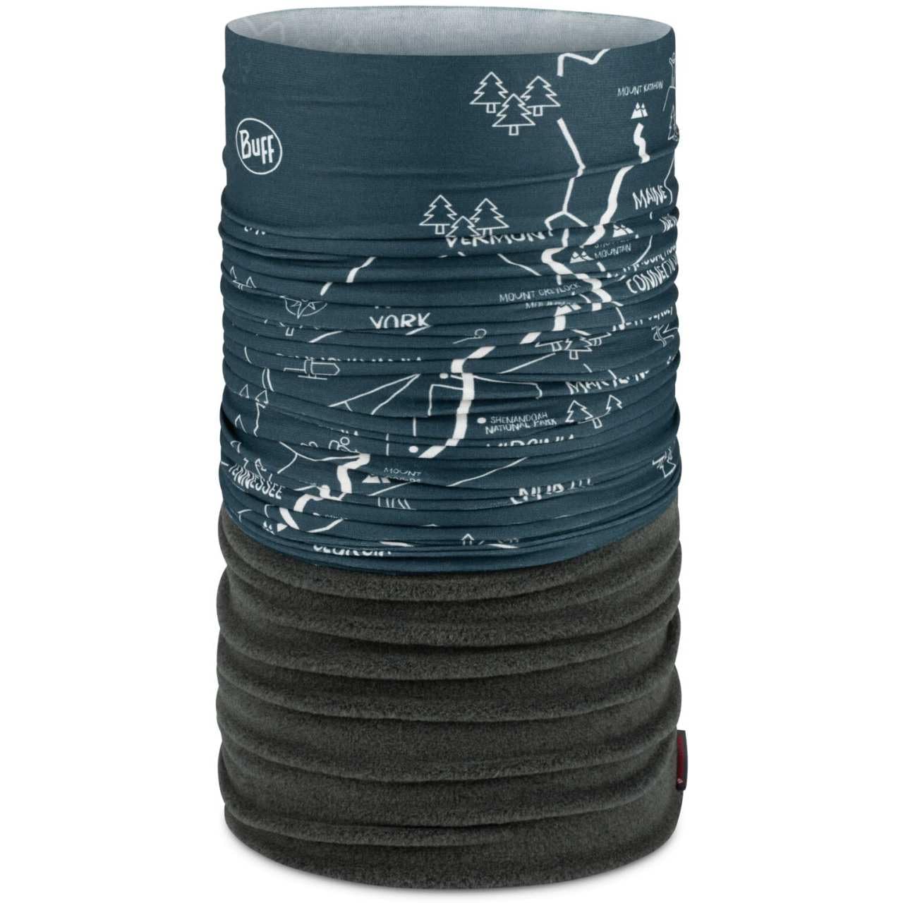 Buff| Braga de cuello Polar Multifucional, Calida, Forro, Comoda, Sueve Hombre Mujer Talla única Azul