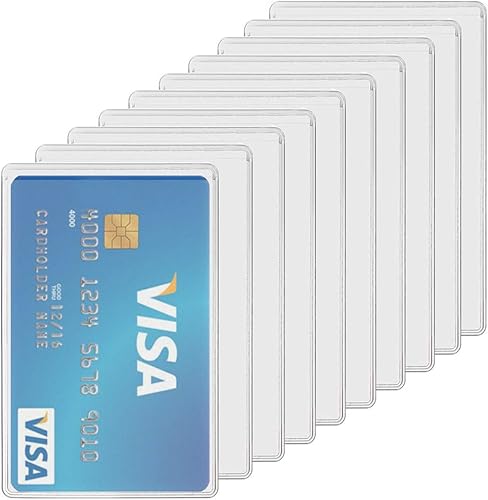 OFFICEPOCH Funda protectora impermeable para tarjetas de crédito, caza, tarjeta de visita, tarjeta de visita