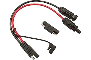 Heavy-Duty 10 AWG SAE to Solar Panel Adapter