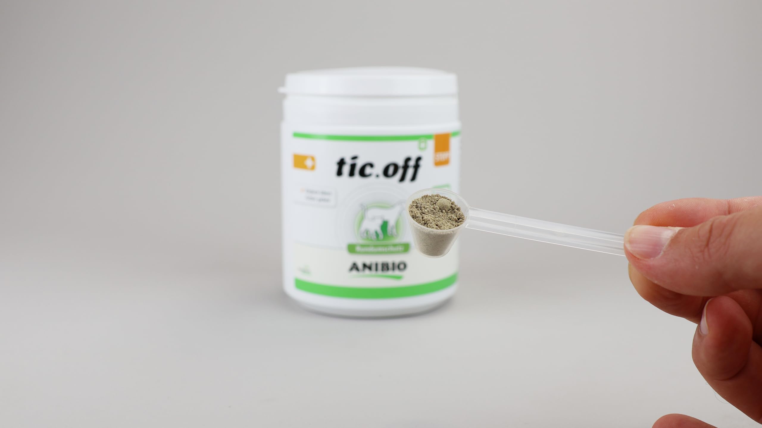 Anibio Tic-Off 400g tic.Off - schützt natürlich - Ungeziefer Schutz für Hunde und Katzen - frei von chemischen Insektiziden