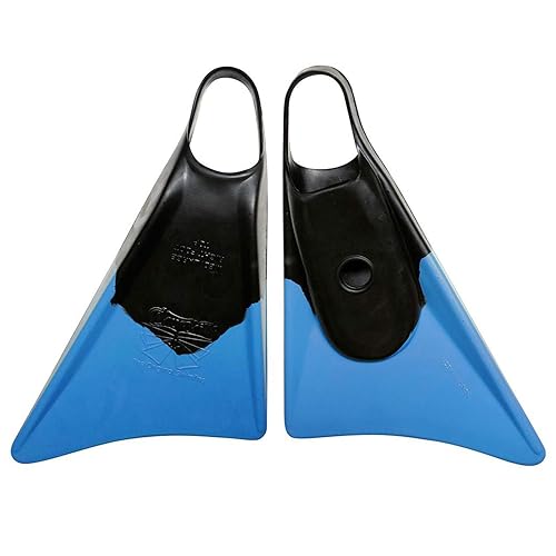 Churchill Makapuu Palmes de Natation Noir/Bleu Taille S