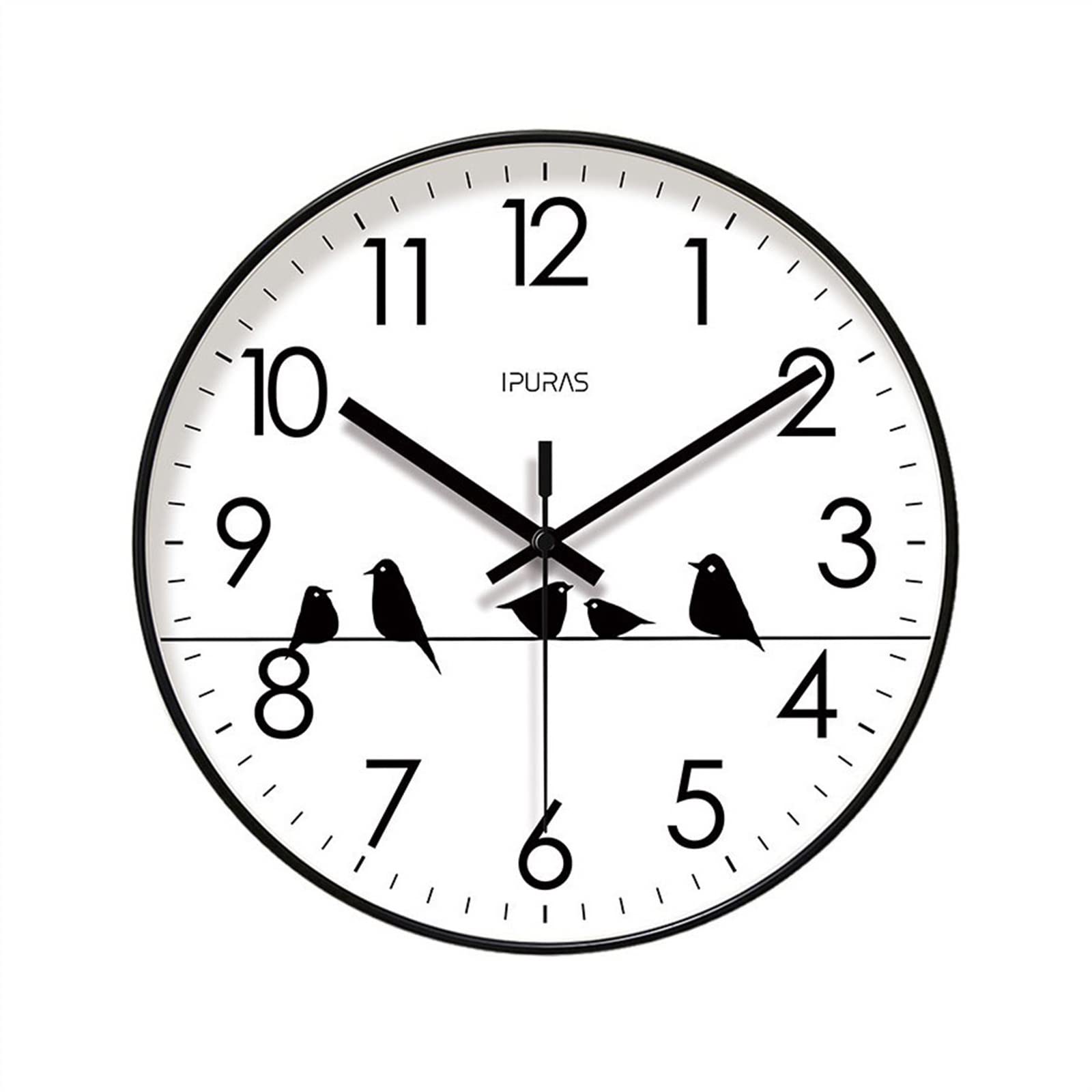 VSGWPACF Wall Clock 10inch/12inch/14inch Modern Minimalist Style Decorative Clock Silent Living Room Bedroom Clock Fashionable Wall Clock Home Living Room Bedroom Office Decorations