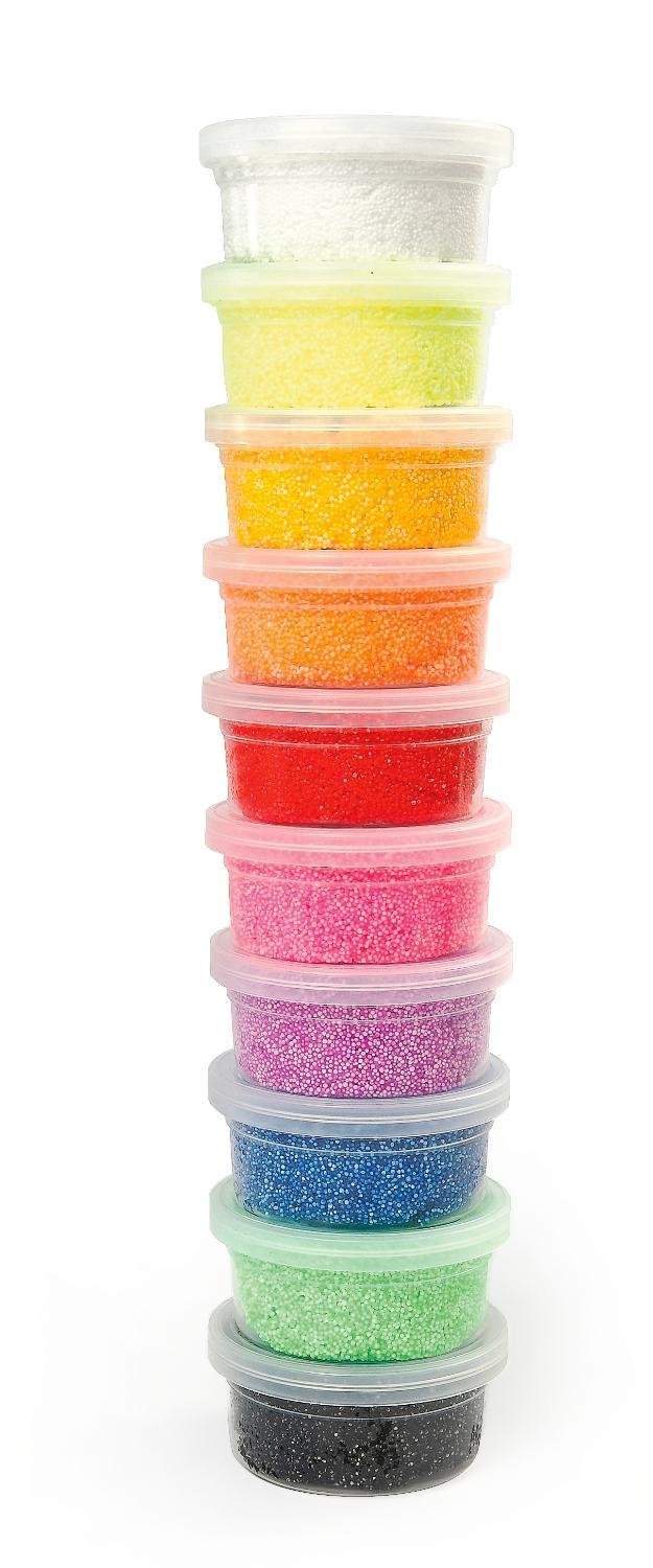Masse à Pétrir Créative 10x35g - Pâte à Modeler En Mousse - Couleurs Variées - Non Toxique - Séchage à L'Air - Artisanat Enfants Adultes