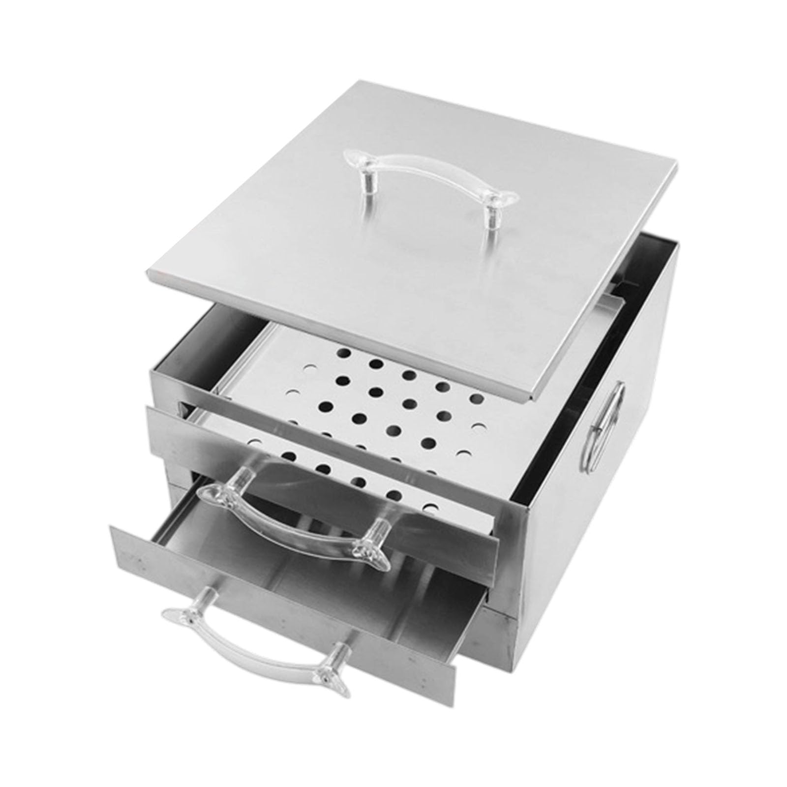 Vaporiera A Vapore per Spaghetti Riso in Acciaio Inossidabile 304 con Vassoi Estraibili Distribuzione Uniforme del Calore E Pasti in Famiglia Vaporiera Efficiente A Cassetti Multipli