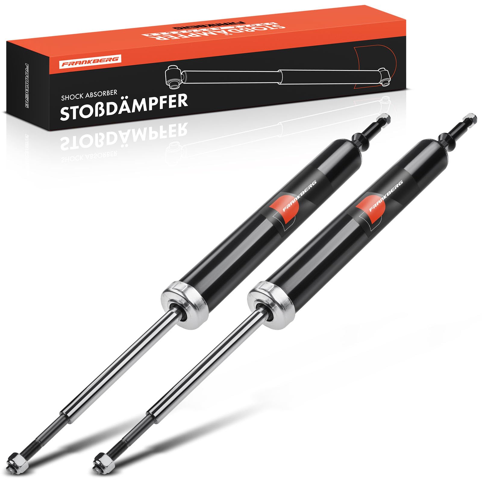 Frankberg 2x Shock Absorber Strut Rear Left Right 560mm Gas pressure Compatible with 1 Series E81 3 Series Touring E91 1 Series E87 1 Series Cabriolet E88 Replace# 349041,310984