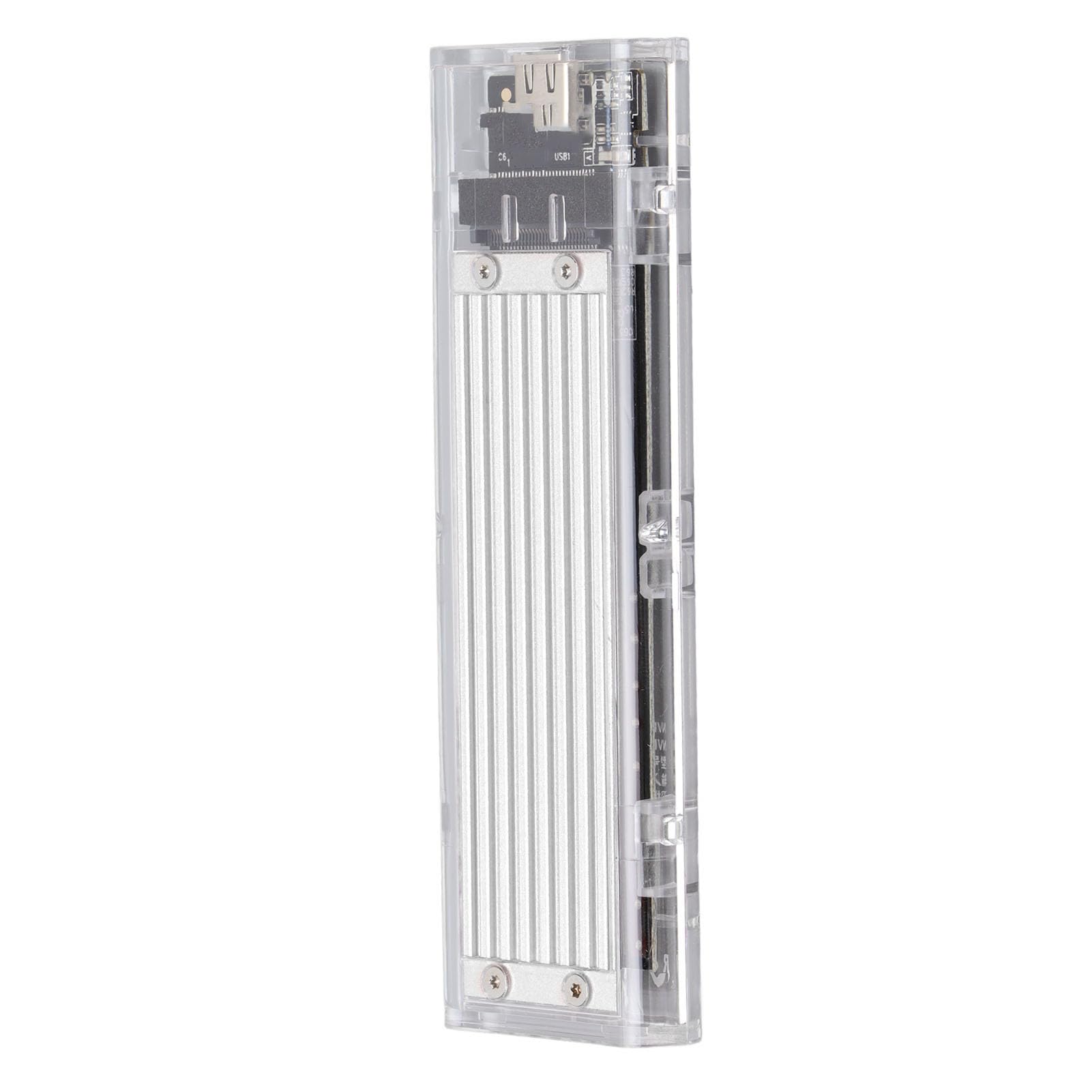 Ausla M.2 NVMe a Adattatore per Disco Rigido Esterno, 10Gbps (SILVER)