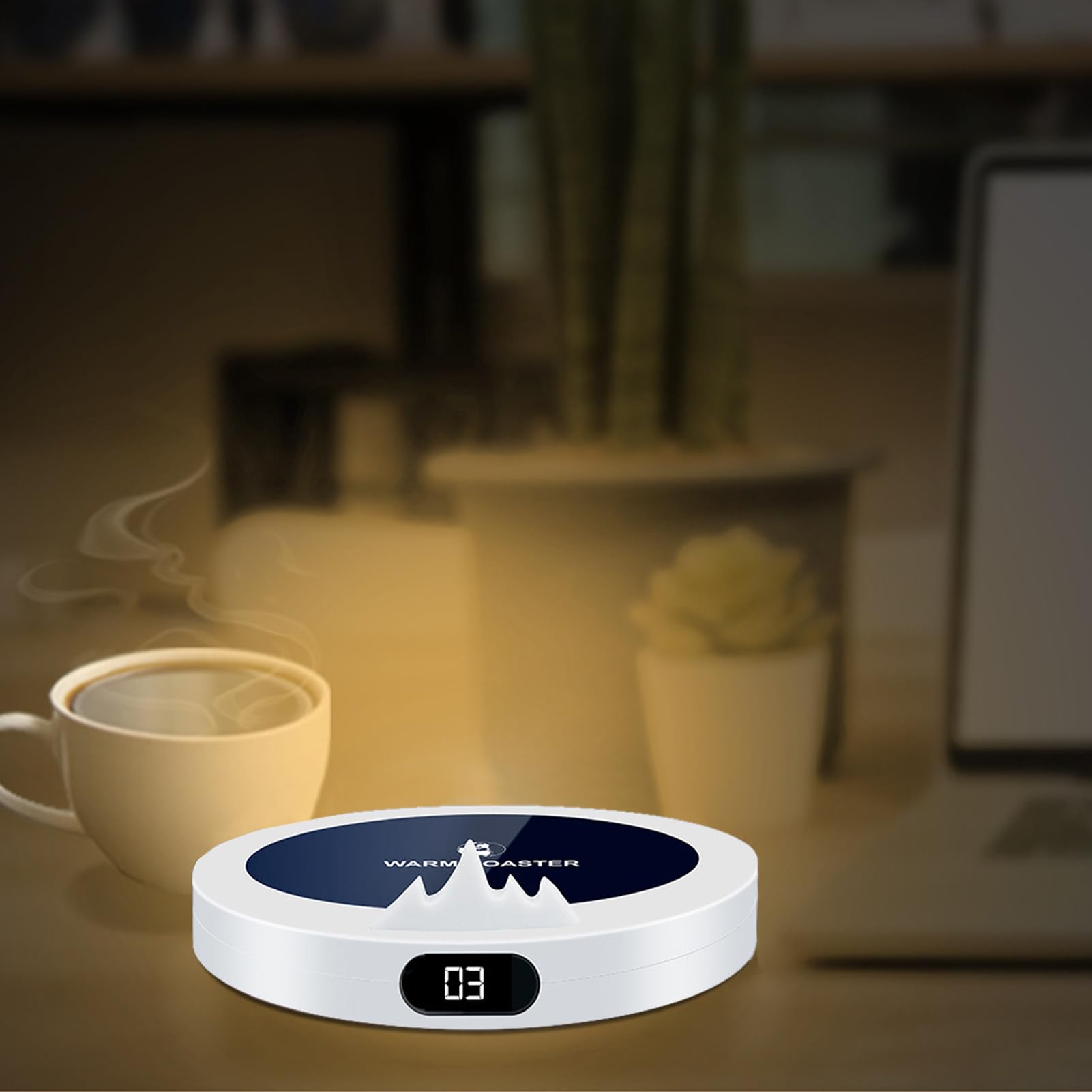 Scaldabagni - Riscaldatore per tè con 3 impostazioni di temperatura, collegamento diretto con spegnimento automatico per tazza, casa, ufficio, viaggi e pausa pranzo