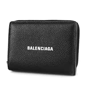 ★美品★ バレンシアガ 二つ折り財布 レザー ブラック 付属品完備✨ BALENCIAGA バレンシアガ 二つ折り財布 レザー ブラック