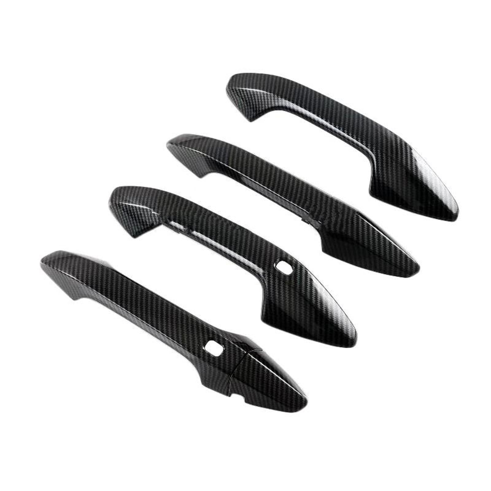 Ujnheq Door Handle Cover For Kia For Sportage Nq5 2022 2023 Abs Carbon Fiber Car Trim Side Grab Doorknob Bowl Exterior Dec(Door Handle Cover)