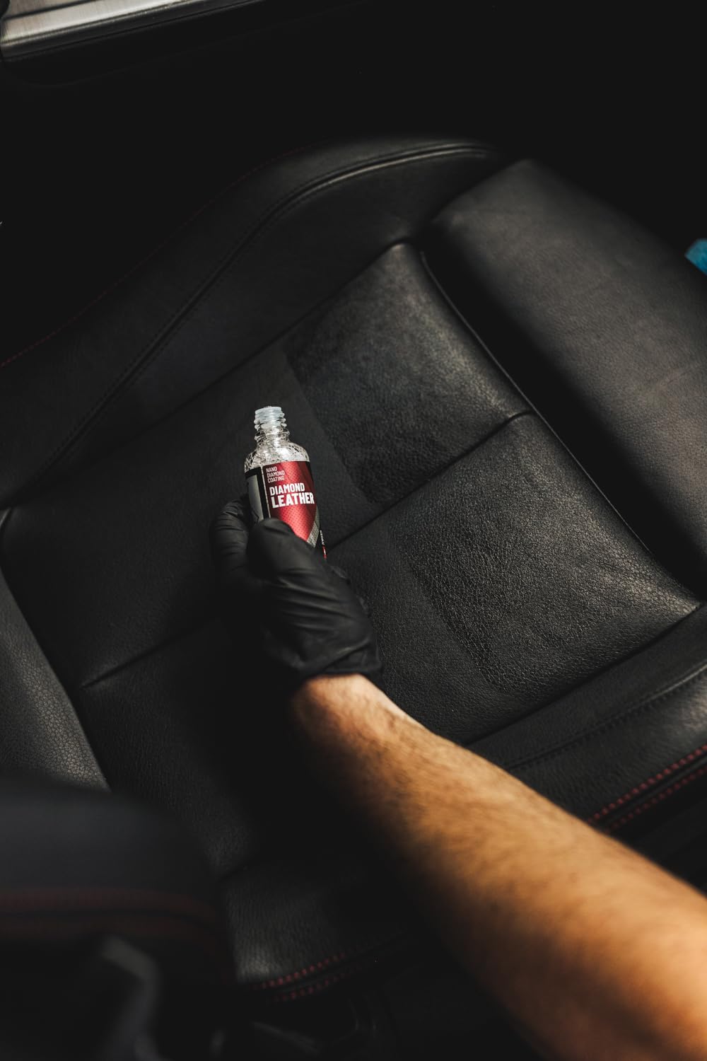 Diamond Leather 50 ml - Cura Interni Auto Coating Trattamento per Pelle Auto, Car Detailing Rivestimento Nanotecnologia Pulizia Sedili dell’Auto Contro Sporco e Grasso - Protezione Fino a 12 Mesi
