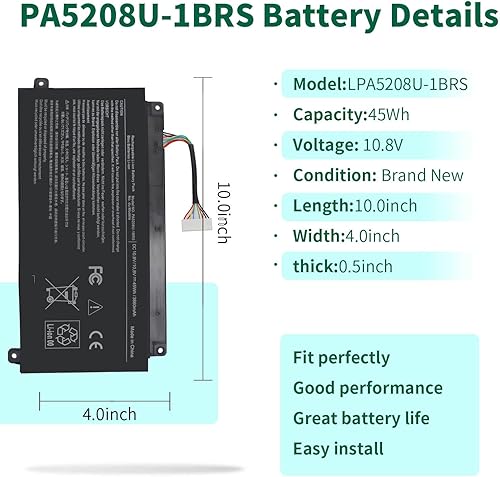 Miniatura 2 de PA5208U-1BRS Batería para Toshiba Chromebook 2 CB30 CB35 CB35-B3330 CB35-B3340 CB35-C3300 CB35-C3350 Satélite P55W P55W-C5200X P55W-C5314