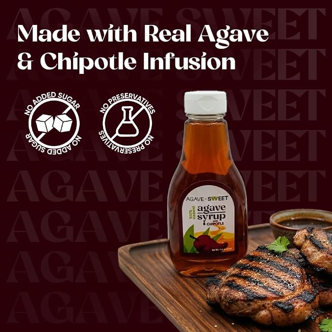 Sirope de Agave con Chipotle, 11.6 oz, Botella plástica miniatura 4