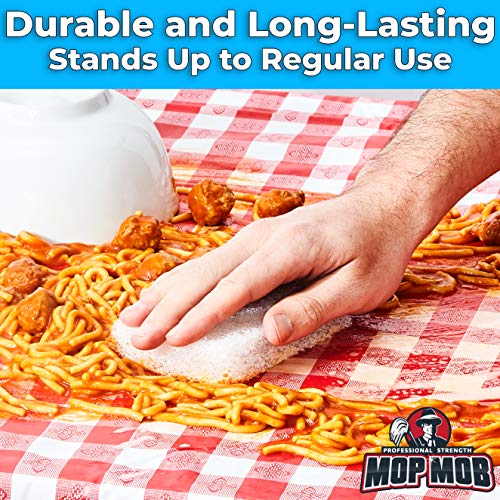 Non-Scratch, Super Long-Lasting Scrubbing Pad 5 Pk, 10X4.5In. Best Reusable Multipurpose Scouring Sponge For Home Surfaces. Perfect Pro Grade Multi-Surface Scrubber Pads For Light-Duty Indoor Cleaning #TOP3