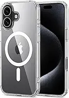 Capa Magnética para (Iphone 16) Transparente Premium compatível com Mag-Safe Anti Impacto e Anti Amarelamento (Iphone 16)