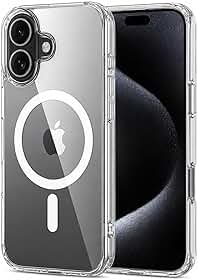 Capa Magnética para (Iphone 16) Transparente Premium compatível com Mag-Safe Anti Impacto e Anti Amarelamento (Iphone 16)