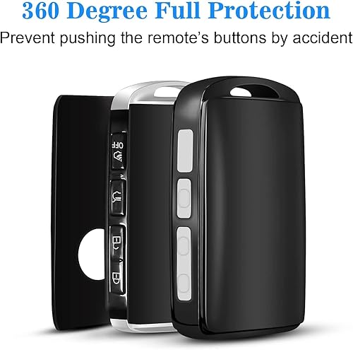 Miniatura 5 de QBUC Funda protectora de piel auténtica para llavero de Mazda, compatible con Mazda 3, Mazda 3 Hatchback, Mazda 6, CX-5, CX-50, CX-3, CX-30, CX-9,