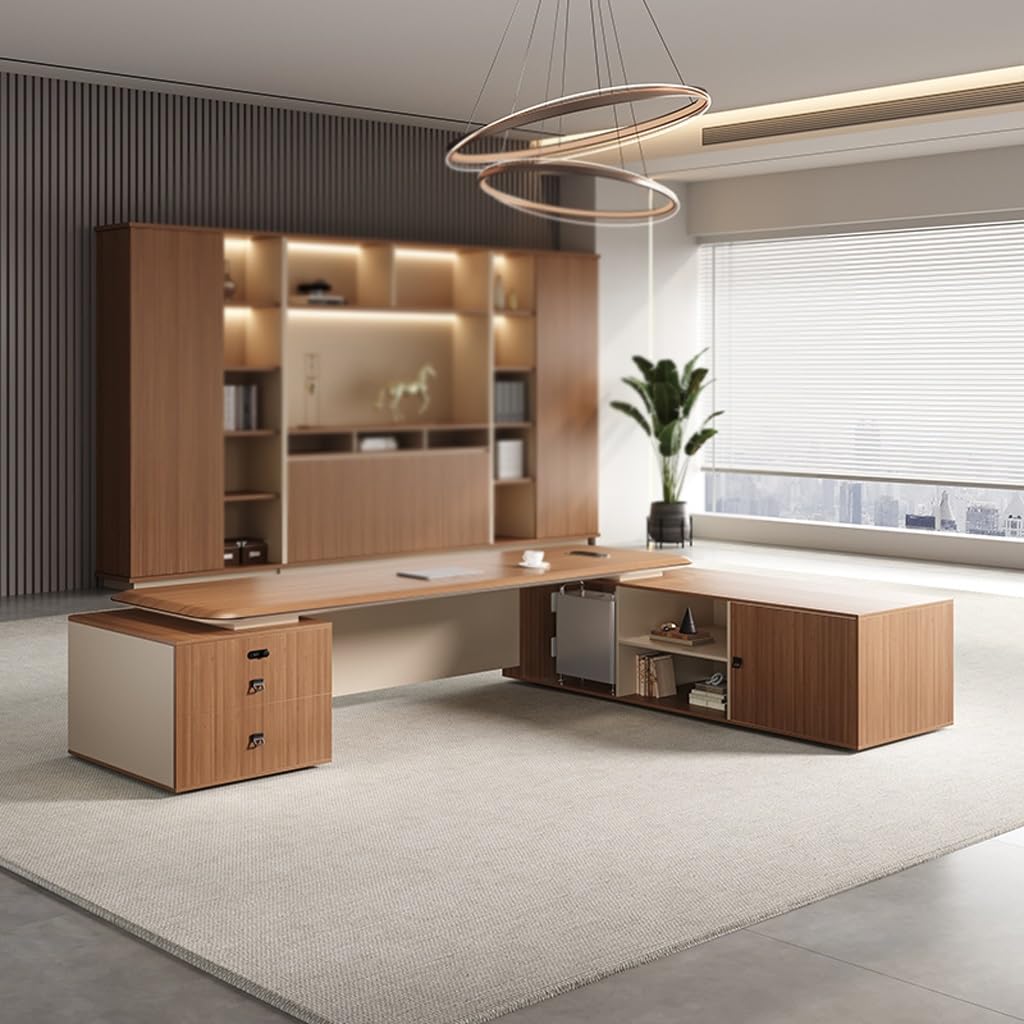 Schreibtisch Chefschreibtisch, Moderner CEO-Schreibtisch, Einzelschreibtisch for Manager Büro Desk