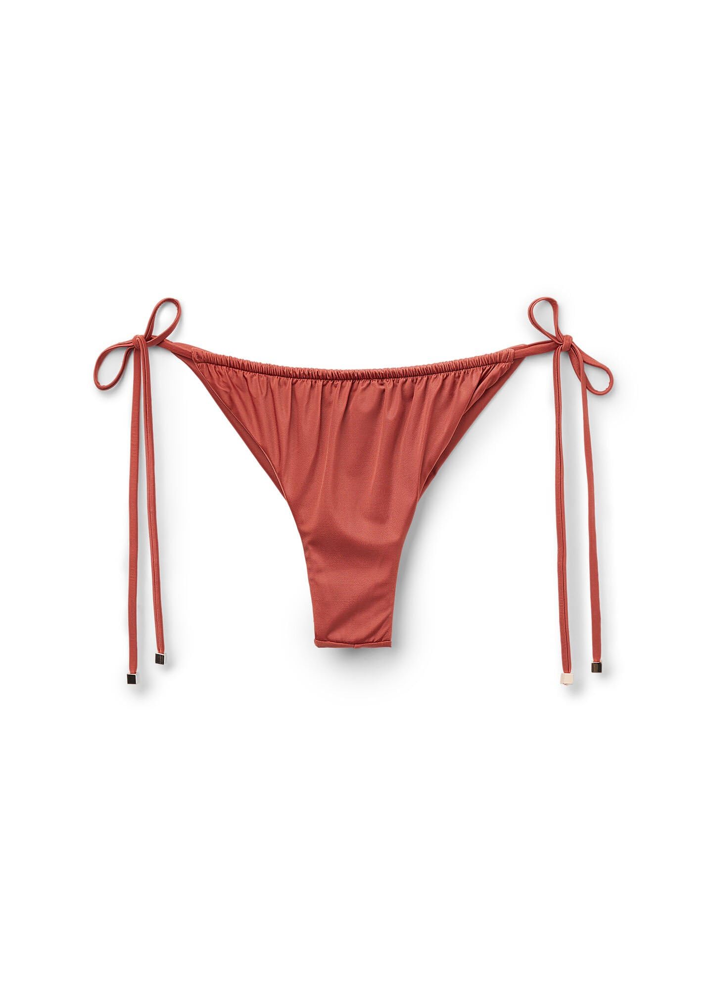 CALZEDONIA Woman's Satin Brazilian String Bikini Bottoms