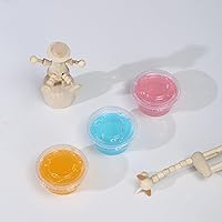 Vista 6 de [300 Sets - 2 oz] Portion Cups With Lids, Jello Shot Cups With Lids, Small Plastic Containers With Lids, Plastic Sauce Cups With Lids, Disposable