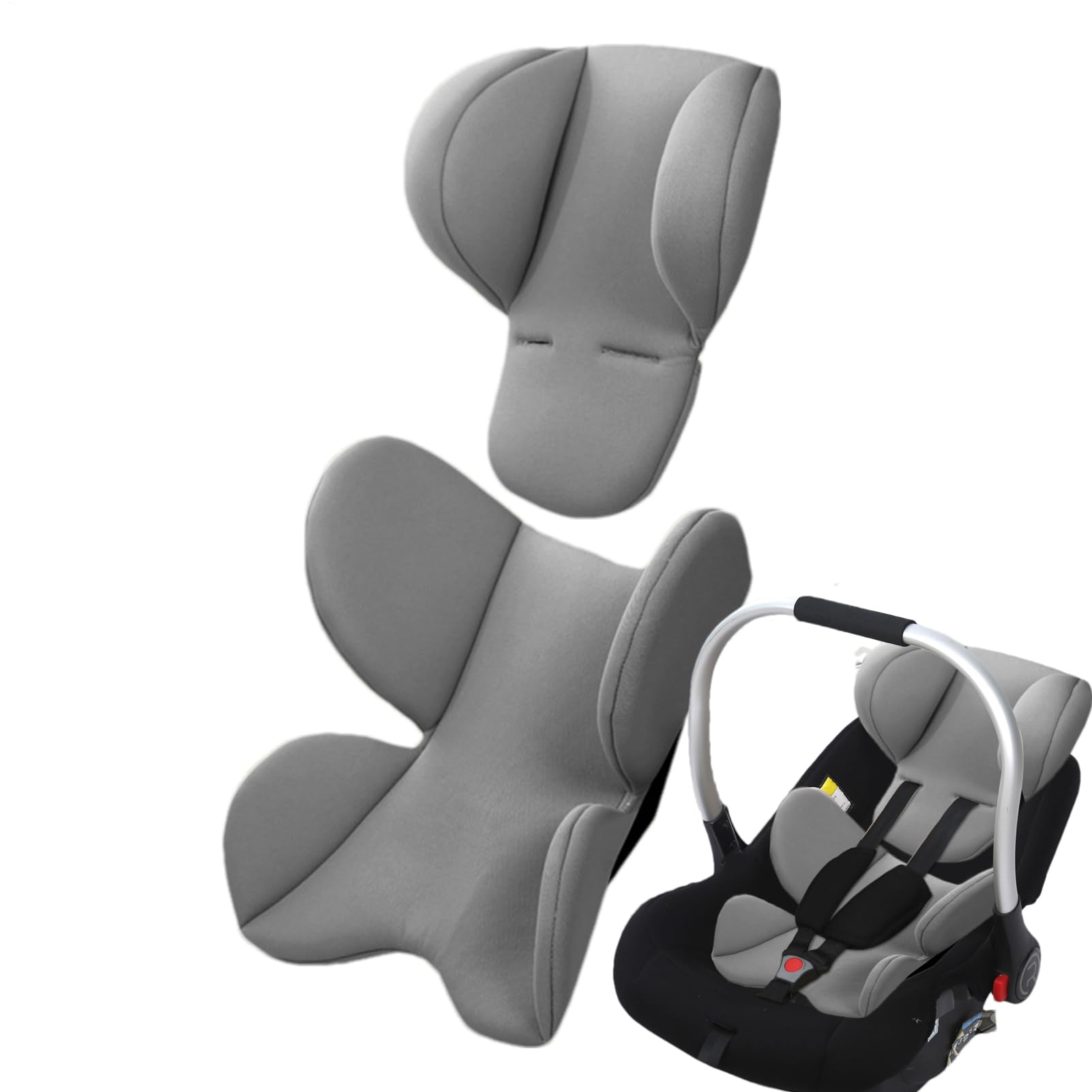Car Seat Cushion Insert for , Car Seat Head Support for - Soft Stroller Pads | Head Neck Insert Cushion, Ins Cushion