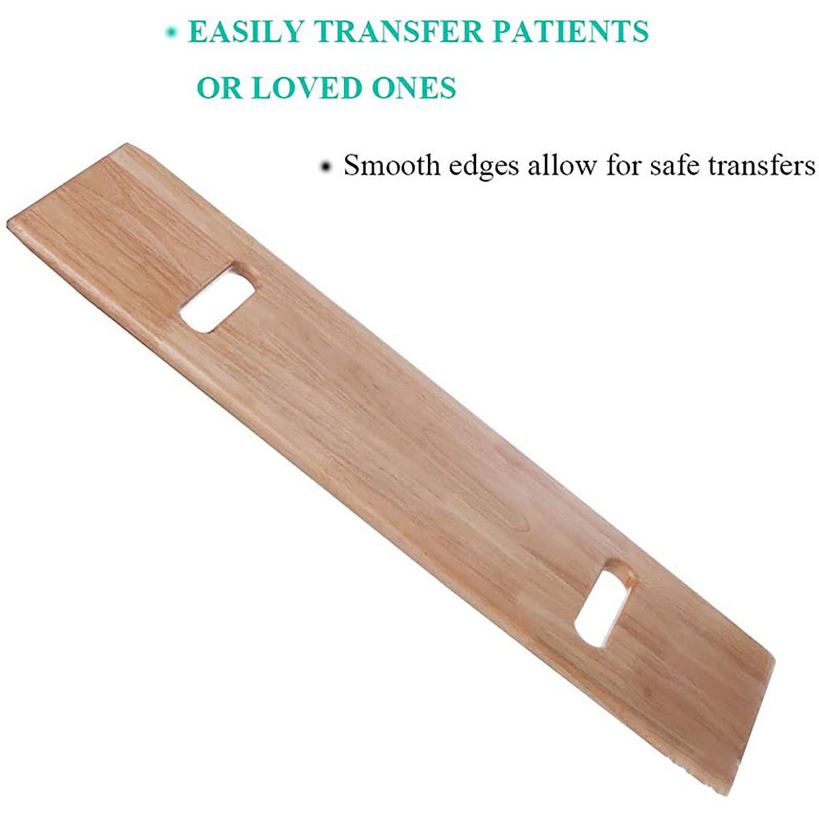 UYDJAKX Tabla de Transferencia con tobogán de Madera para Anciano, Tablas de Transferencia para discapacitados, Pacientes discapacitados, Silla de Ruedas, Ayuda para el manejo de cabecera, Tabla de