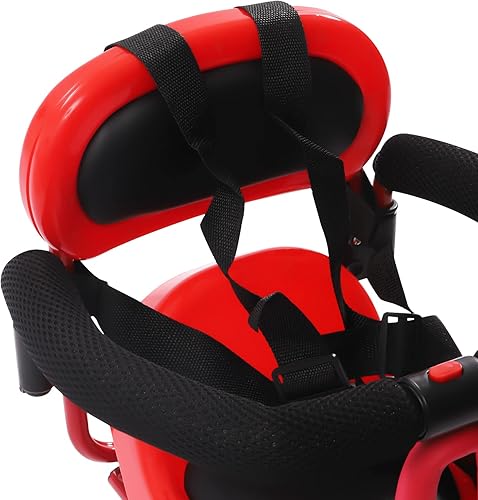 Miniatura 2 de Gdrasuya10 Asiento trasero de bicicleta,Asiento trasero de bicicleta para niños, Asiento de bicicleta para niños montado en la parte trasera,Asiento