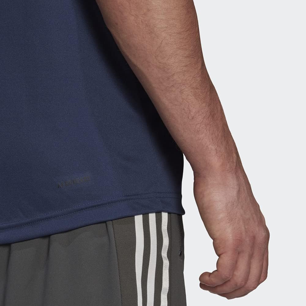 Adidas Mens Primeblue Designed 2 Move 3-Stripes Tee - Image 9