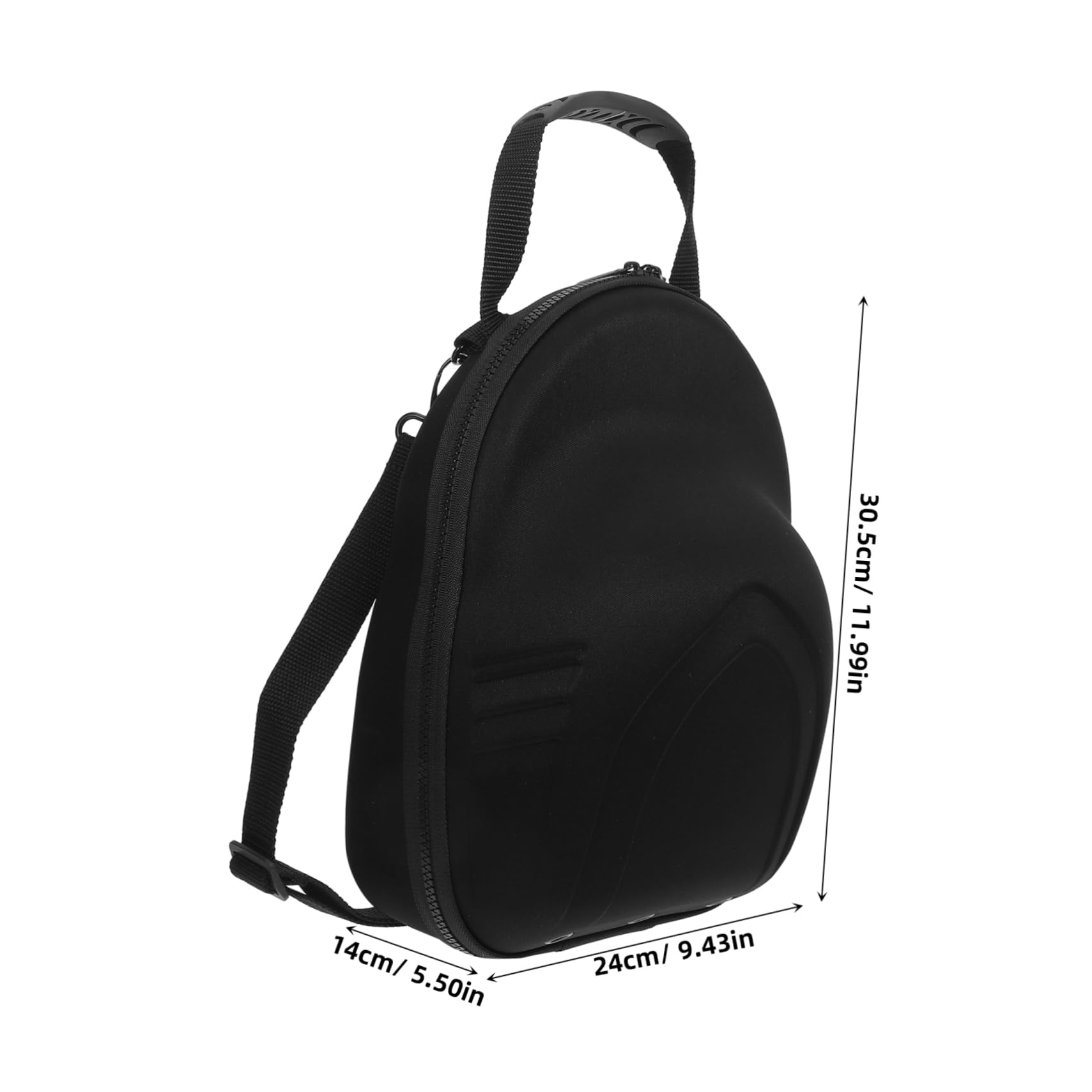 Levemolo Travel Hat Holder Hard Baseball Cap Case with Shoulder Strap Portable Storage for Hats Protective Box for Baseball Caps for Travel and Outdoor Use