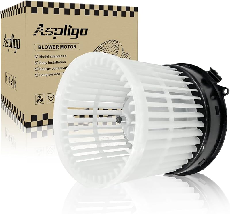 Motor do ventilador do ar-condicionado e aquecedor Aspligo 12 V para Nissan Versa 1.6L e Versa Note – 1 unidade